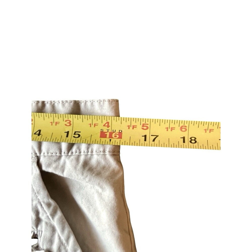 Womens Cargo Midi Skirt Beige Utility Safari Y2K Drawstring Hem Approx L - Picture 4 of 7
